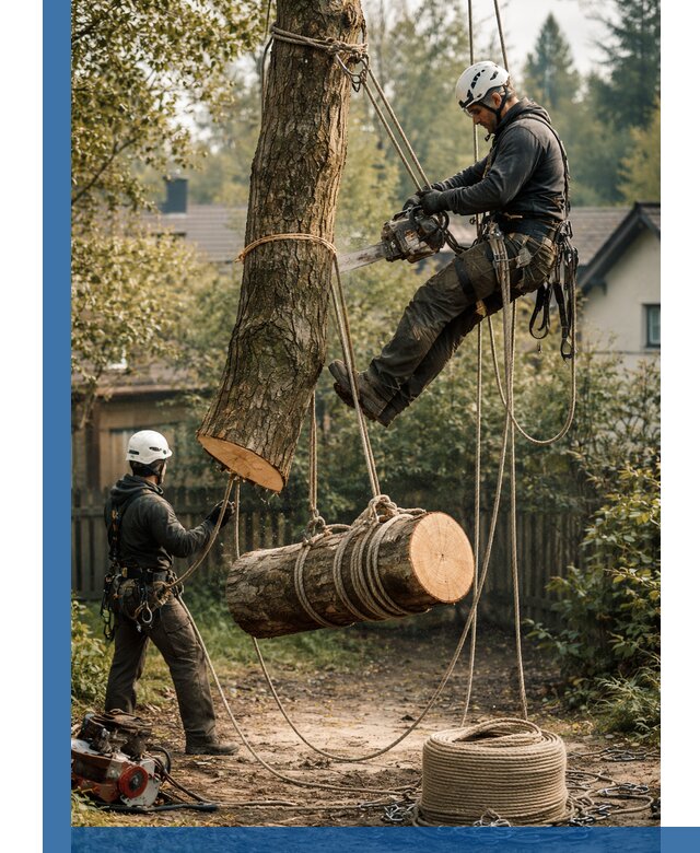 Валка деревьев частями в Тайшете, безопасно и аккуратно