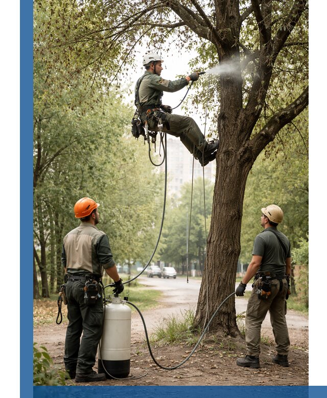 Обработка деревьев от вредителей в Тайшете профессиональная защита