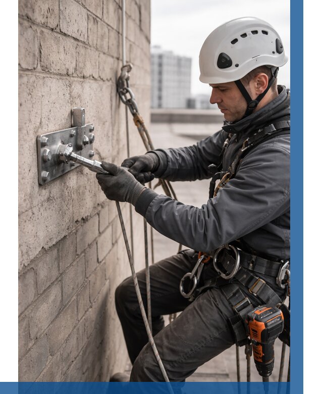 Установка анкерных точек в Тайшете от 3635 р. | ВЫСОТНИК-Тшт